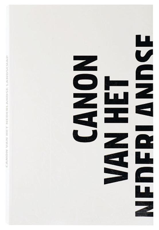Omslag van Canon van het Nederlandse landschap