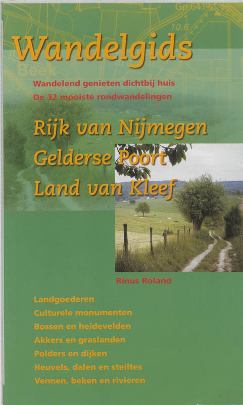 Omslag van Wandelgids voor Rijk van Nijmegen, Gelderse Poort en Land van Kleef