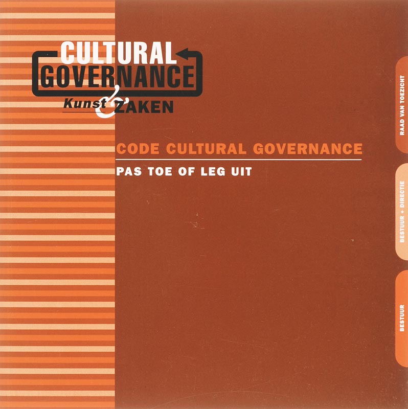 Omslag van Code Cultural Governance