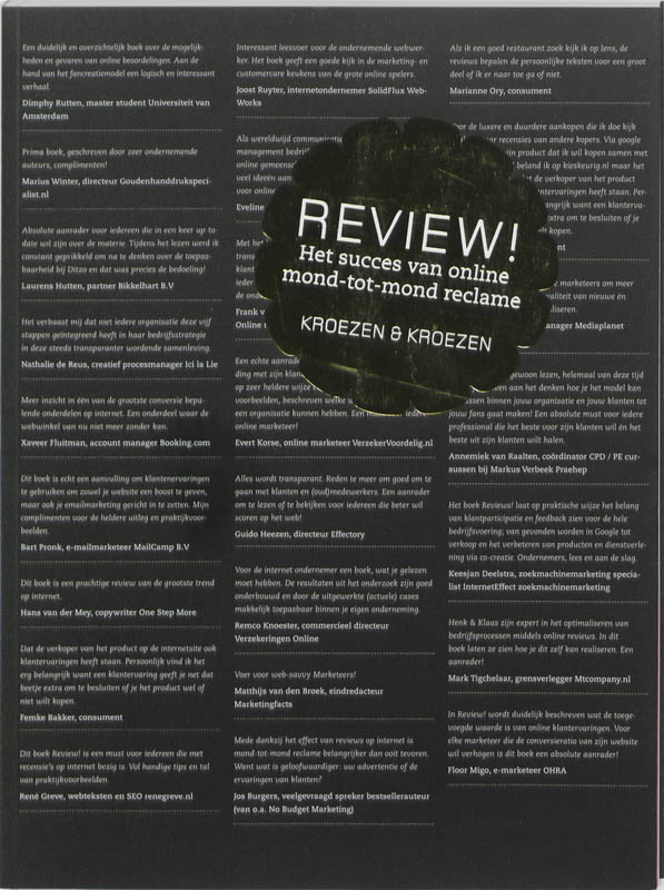 Omslag van Review