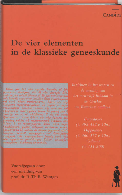 Omslag van De vier elementen in de klassieke geneeskunde