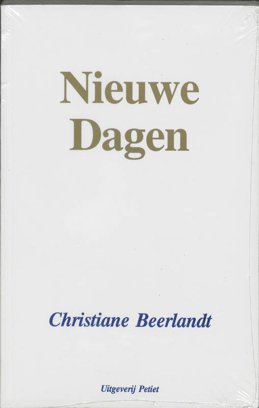 Omslag van Nieuwe dagen
