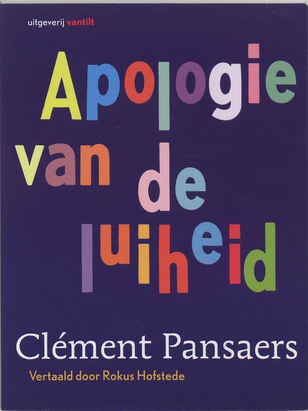 Omslag van Apologie van de luiheid