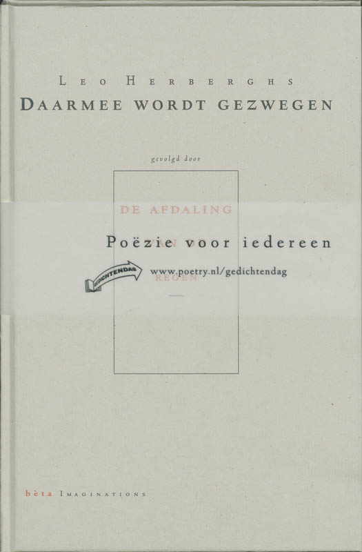 Omslag van Daarmee wordt gezwegen