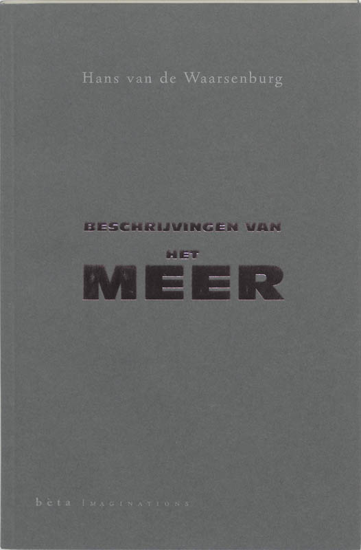 Omslag van Beschrijvingen van het meer