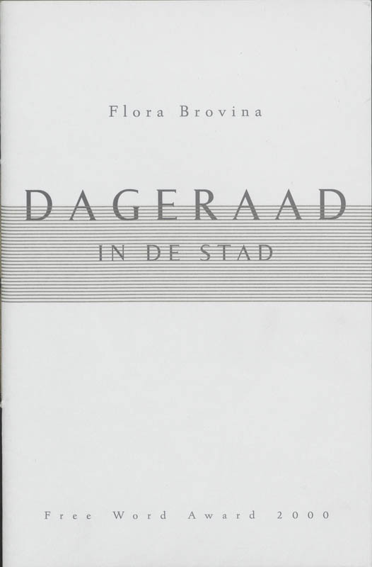 Omslag van Dageraad in de stad