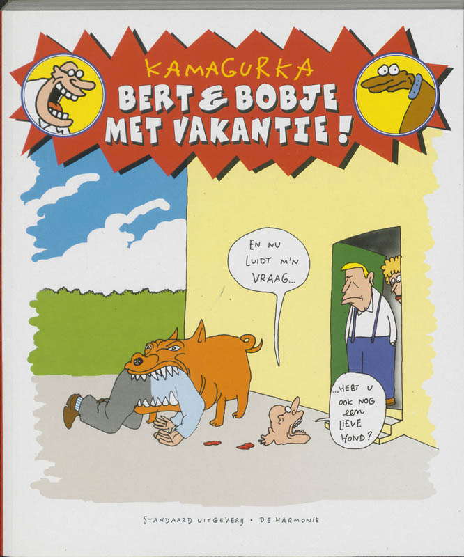 Omslag van Bert & Bobje op vakantie
