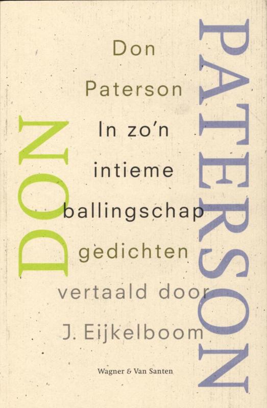 Omslag van In zo'n intieme ballingschap