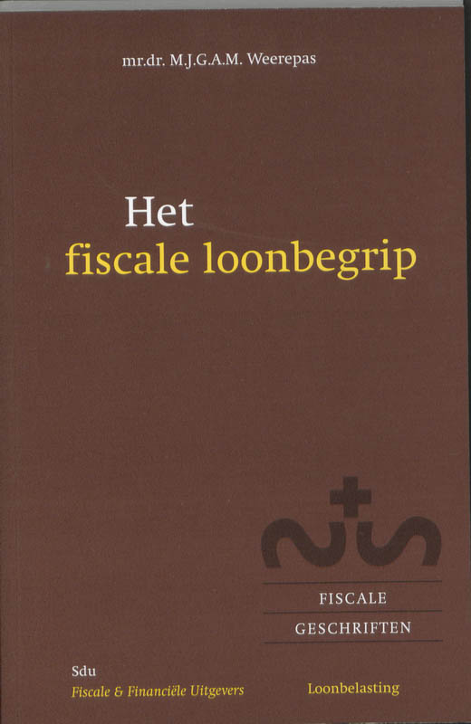 Omslag van Het fiscale loonbegrip