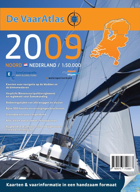 Omslag van Vaaratlas 2009 Noord-Nederland
