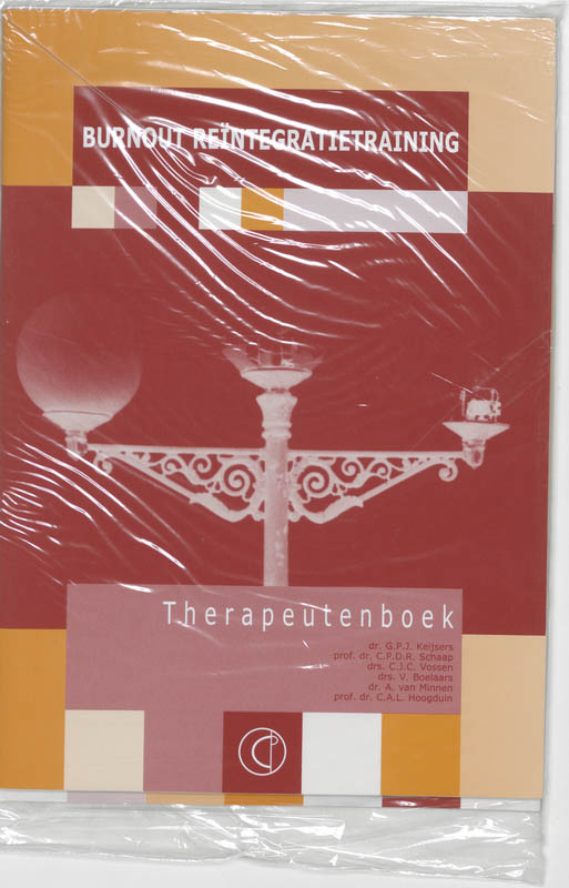Omslag van Therapeutenboek werkboek