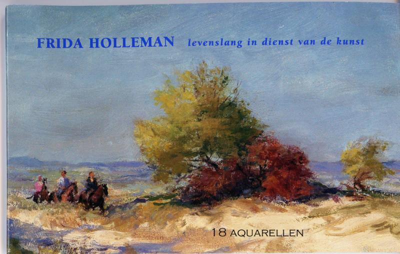 Omslag van Frida Holleman, aquarellen