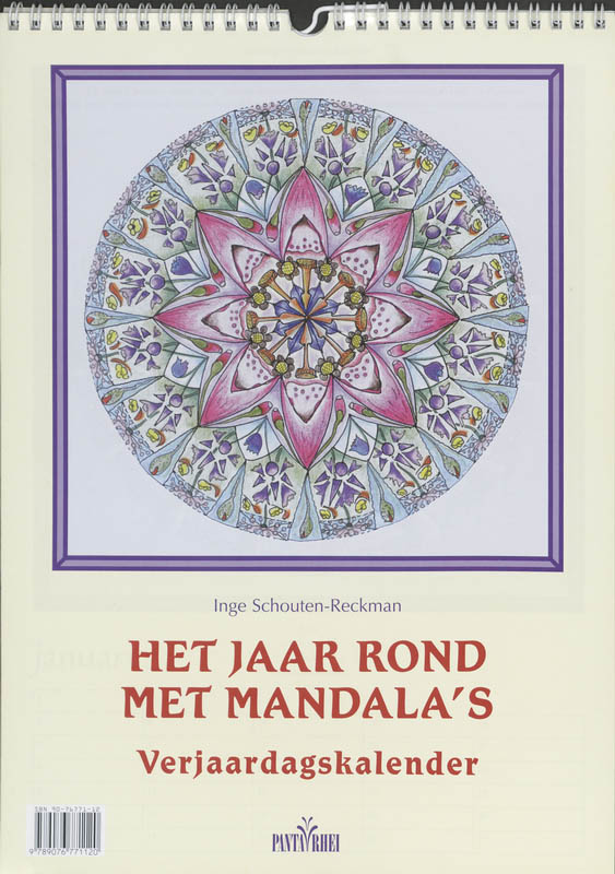 Omslag van Het jaar rond met mandala's