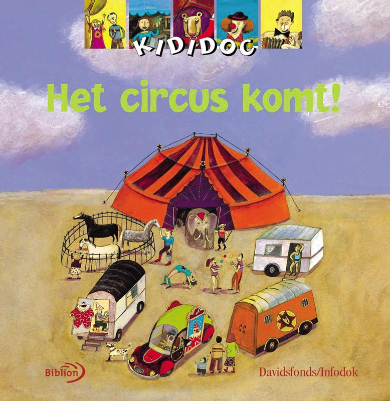 Omslag van Het circus komt!