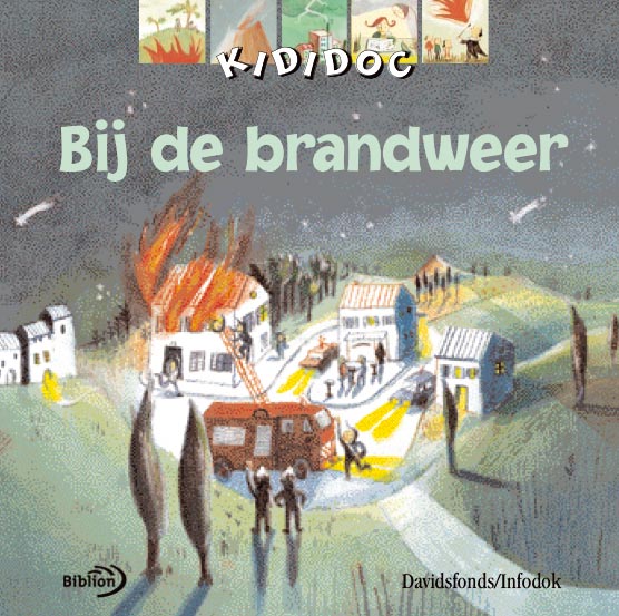 Omslag van Bij de brandweer