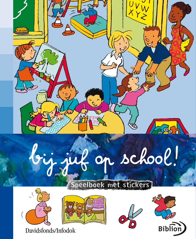 Omslag van Bij juf op school