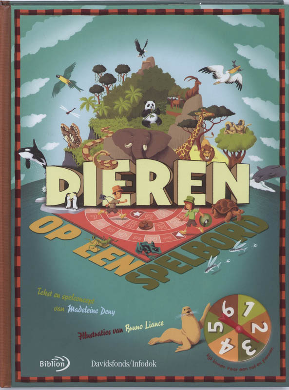 Omslag van Dieren op een spelbord