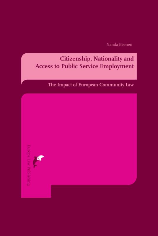Omslag van Citizenship, nationality and access to public service employment