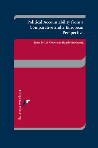 Omslag van Political Accountability in Europe: Which Way Forward?