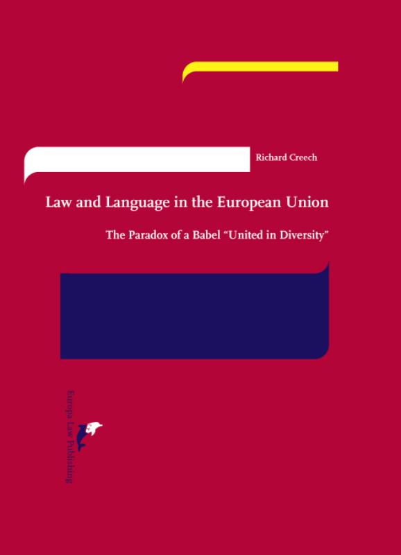 Omslag van Law and Language in the European Union