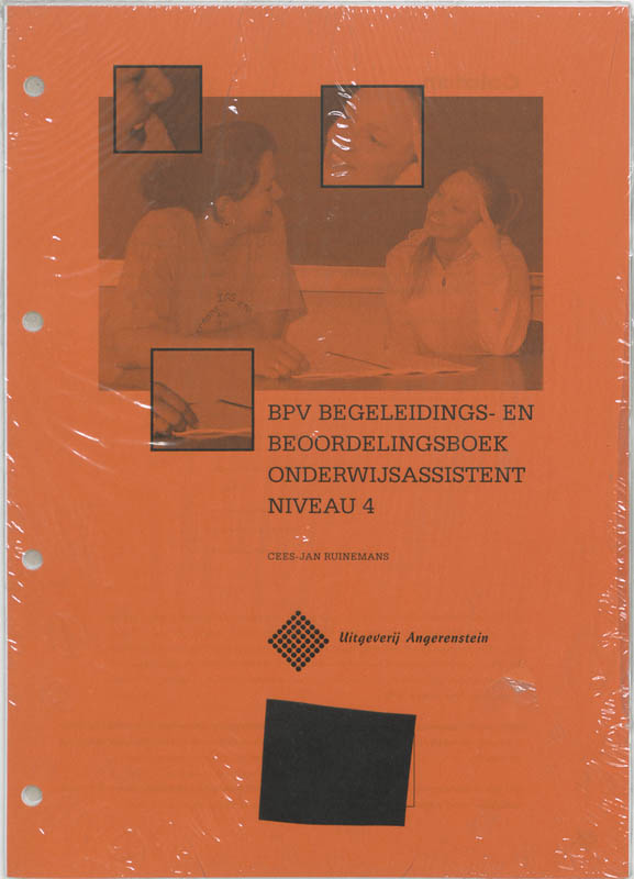 Omslag van BPV begeleidings- en beoordelingsboek onderwijsassistent