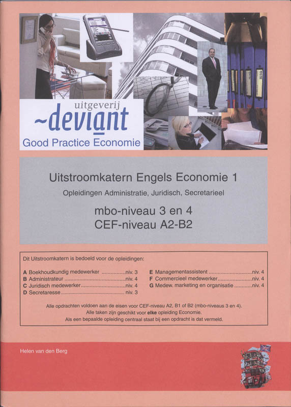 Omslag van Uitstroomkatern Engels Economie 1