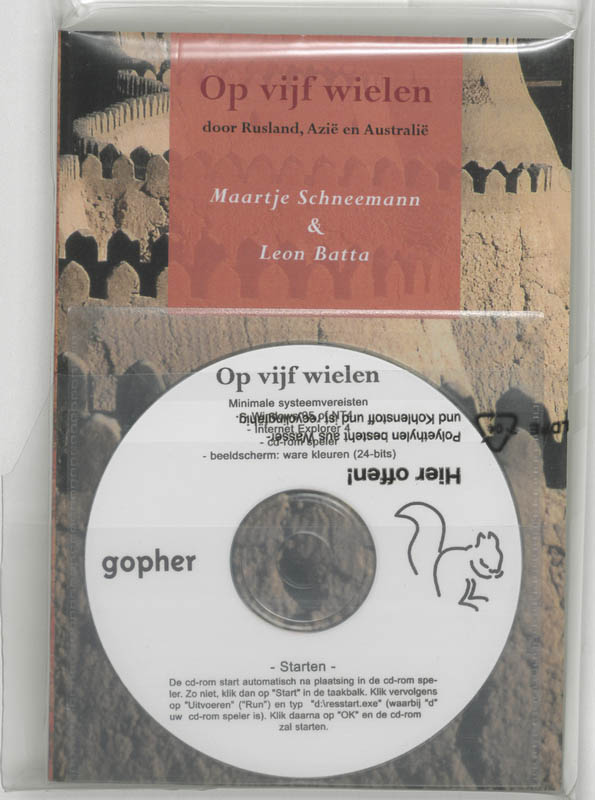 Omslag van Op vijf wielen