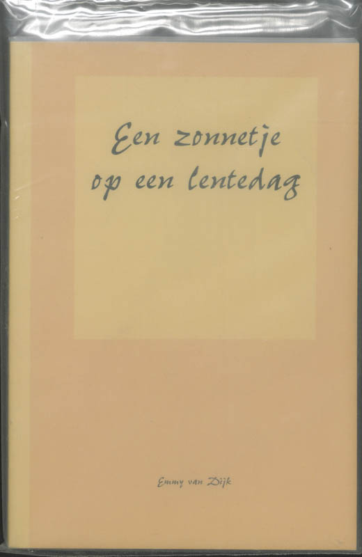 Omslag van Een zonnetje op een lentedag
