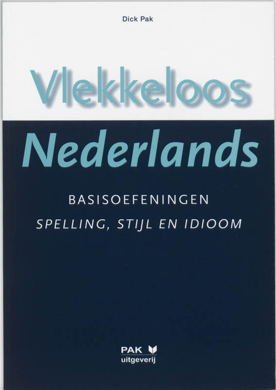 Omslag van Basisoefeningen spelling, stijl en idioom taalniveau 2F en 3F