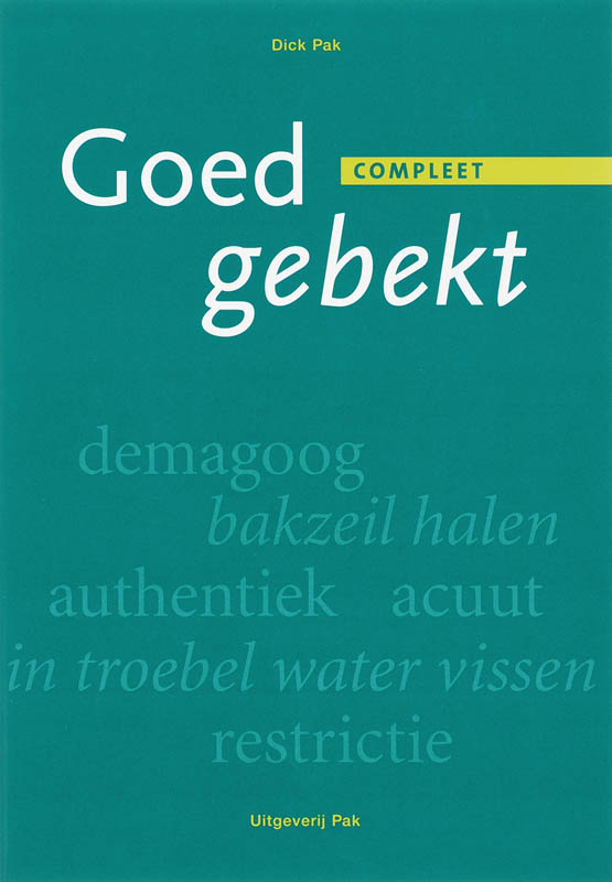 Omslag van Goed gebekt