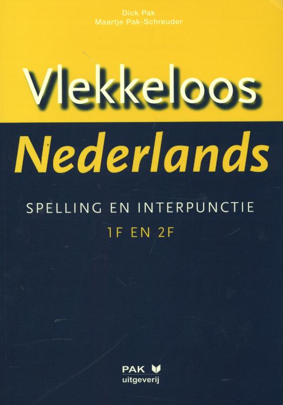 Omslag van taalniveau 1F en 2F