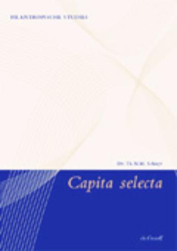 Omslag van Capita selecta