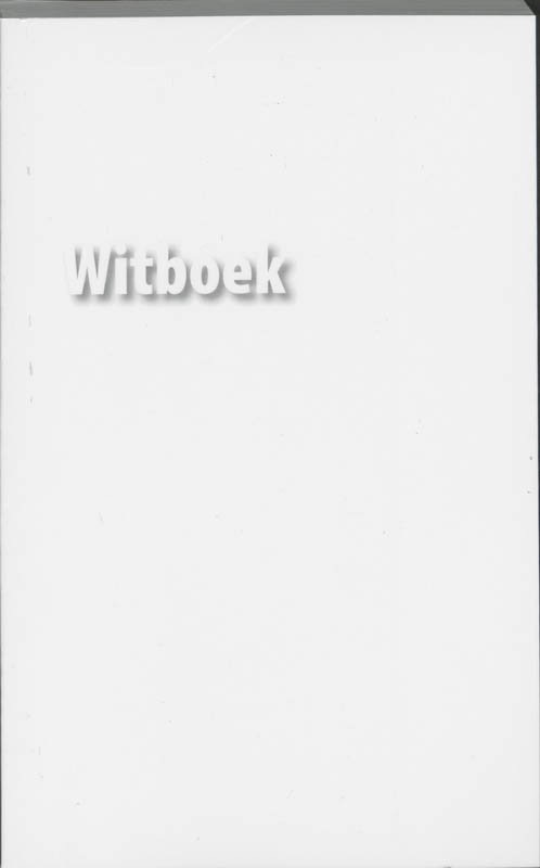 Omslag van Witboek