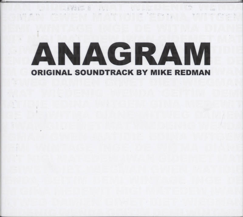 Omslag van Orginal soundtrack ANAGRAM