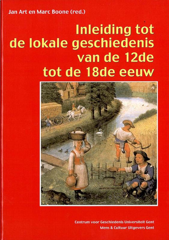 Omslag van Inleiding tot de lokale geschiedenis van de 12de tot de 18de eeuw