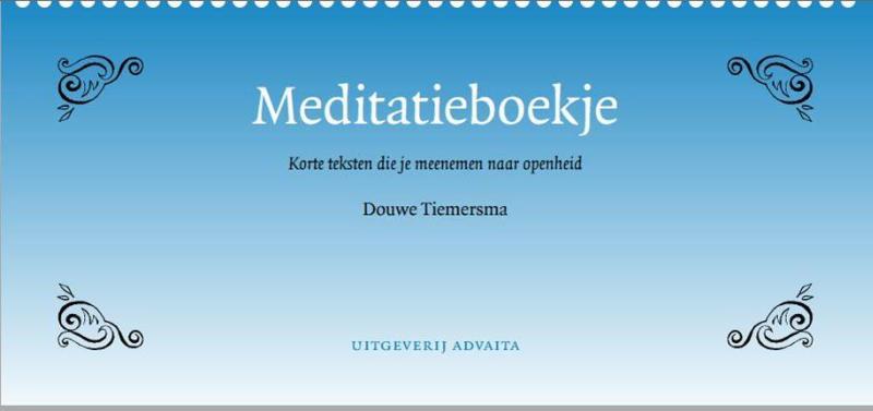 Omslag van Meditatieboekje