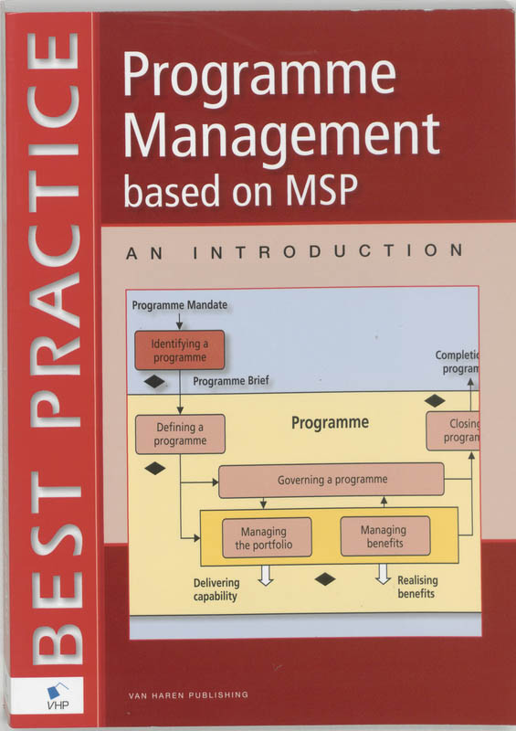 Omslag van Programme management based on MSP