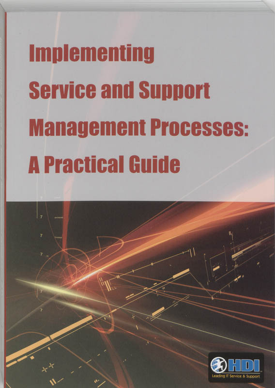 Omslag van Implementing service and support management process