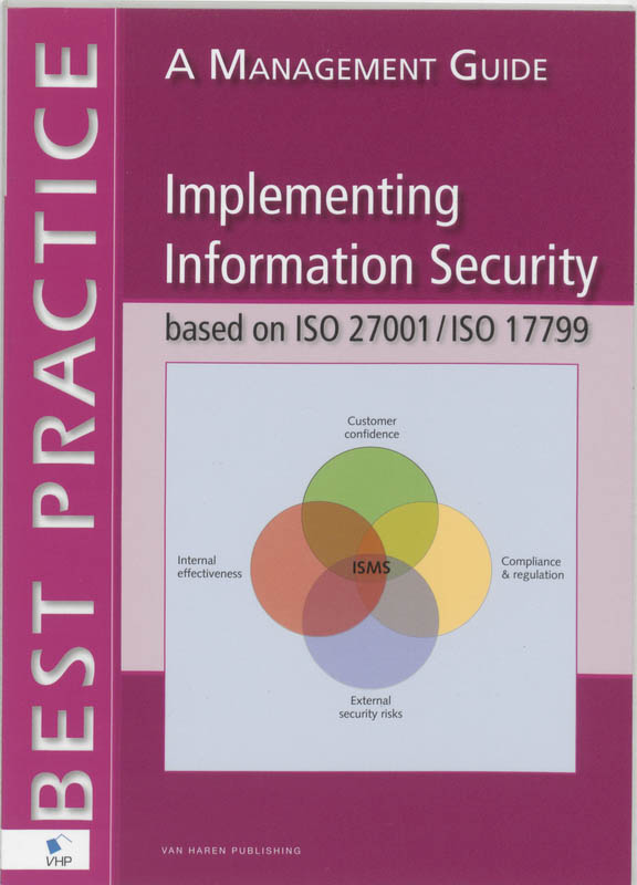 Omslag van Implementing Information Security ISO27001 and BS7799: A Management Guide