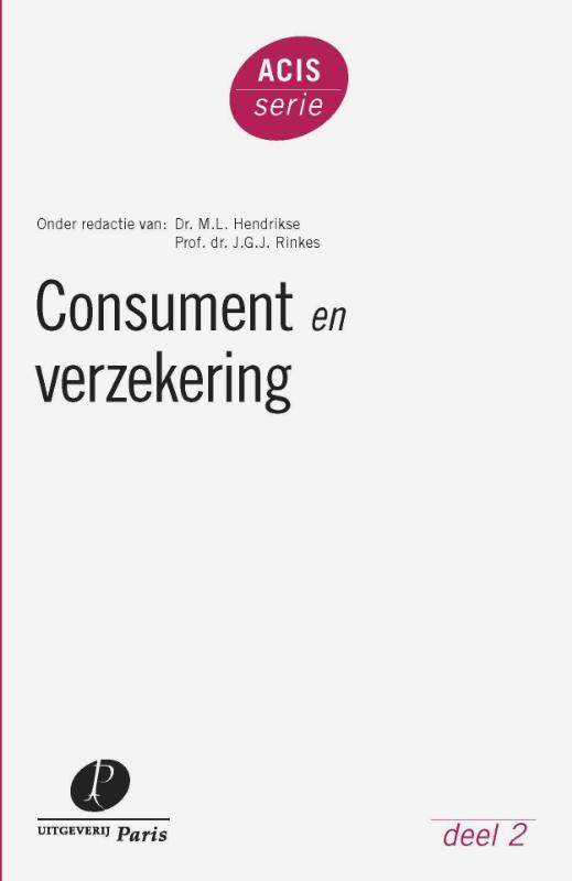 Omslag van Consument en verzekering