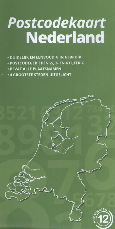 Omslag van Postcodekaart Nederland