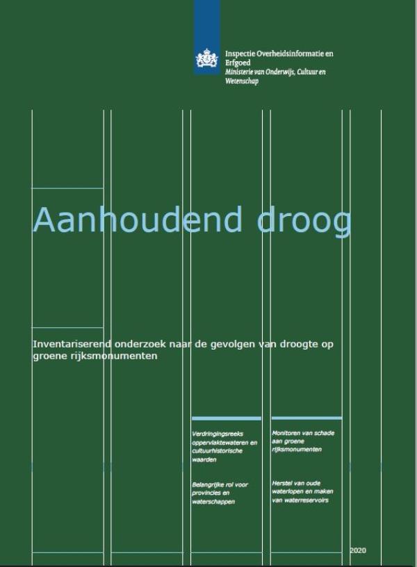 Omslag van Aanhoudend droog
