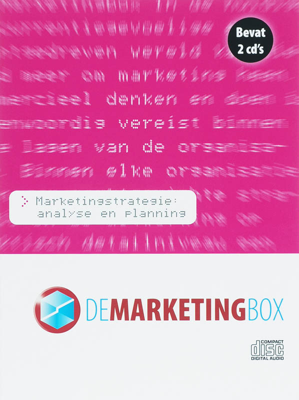 Omslag van Marketingstrategie: analyse en planning 2 CD's