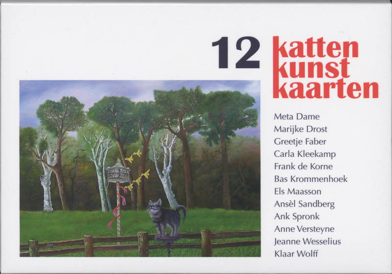 Omslag van 12 Kattenkunstkaarten