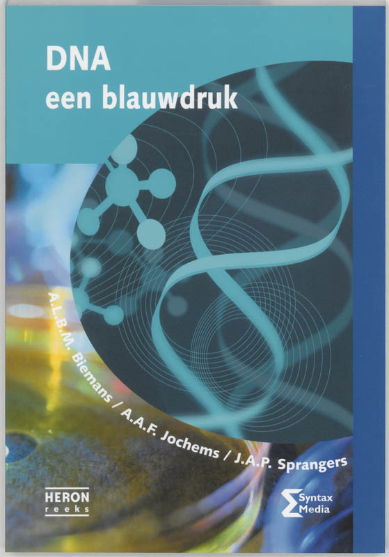 Omslag van DNA een blauwdruk