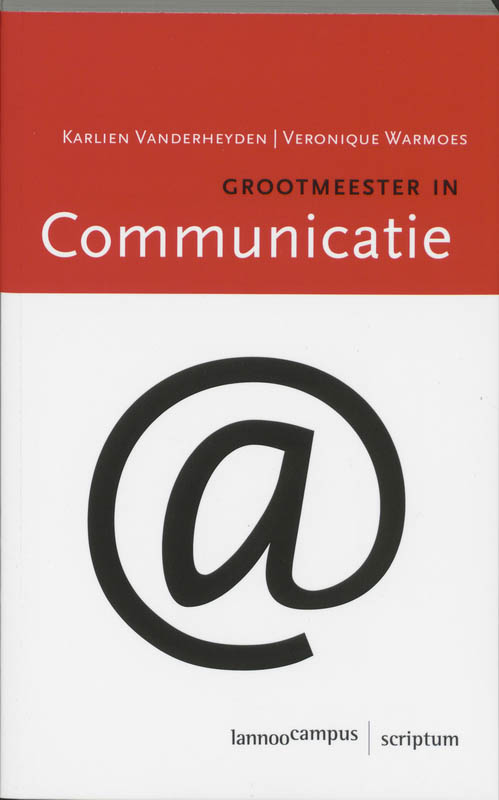 Omslag van Grootmeester in communicatie