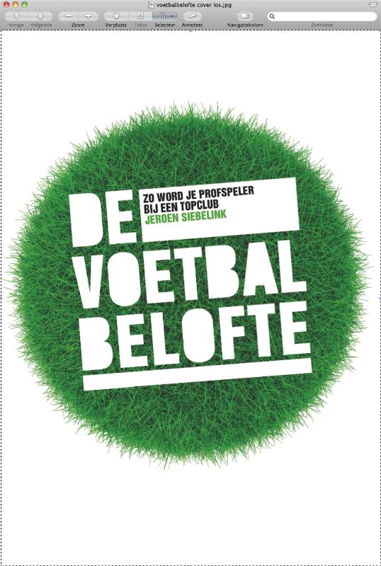 Omslag van De voetbalbelofte
