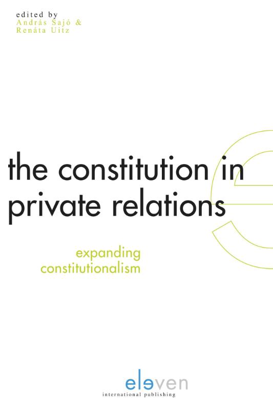 Omslag van The constitution in private relations
