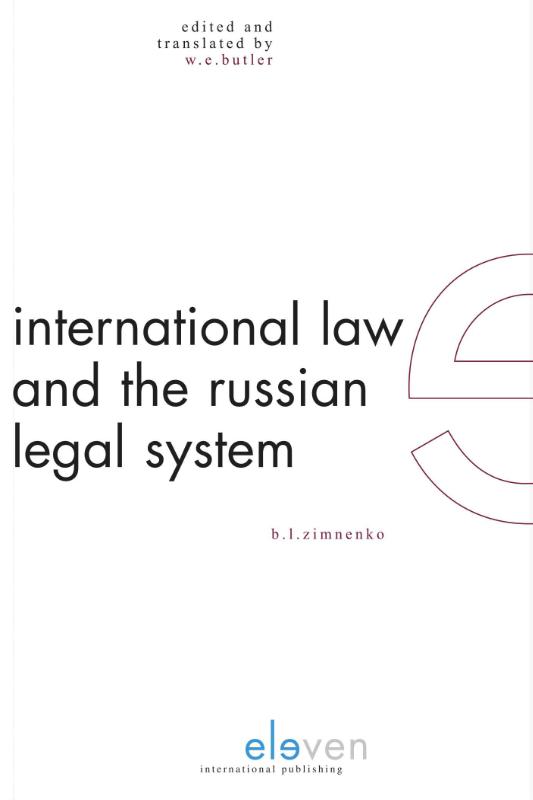 Omslag van International Law and the Russian Legal System