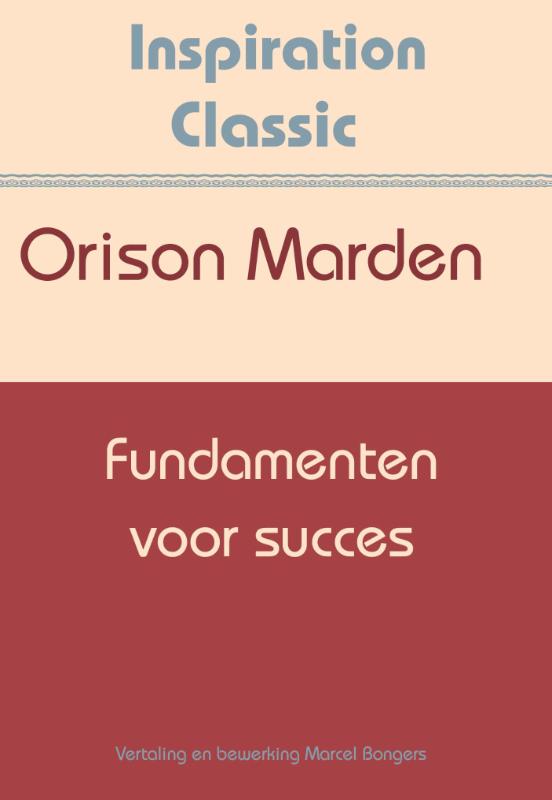 Omslag van Fundamenten voor succes
